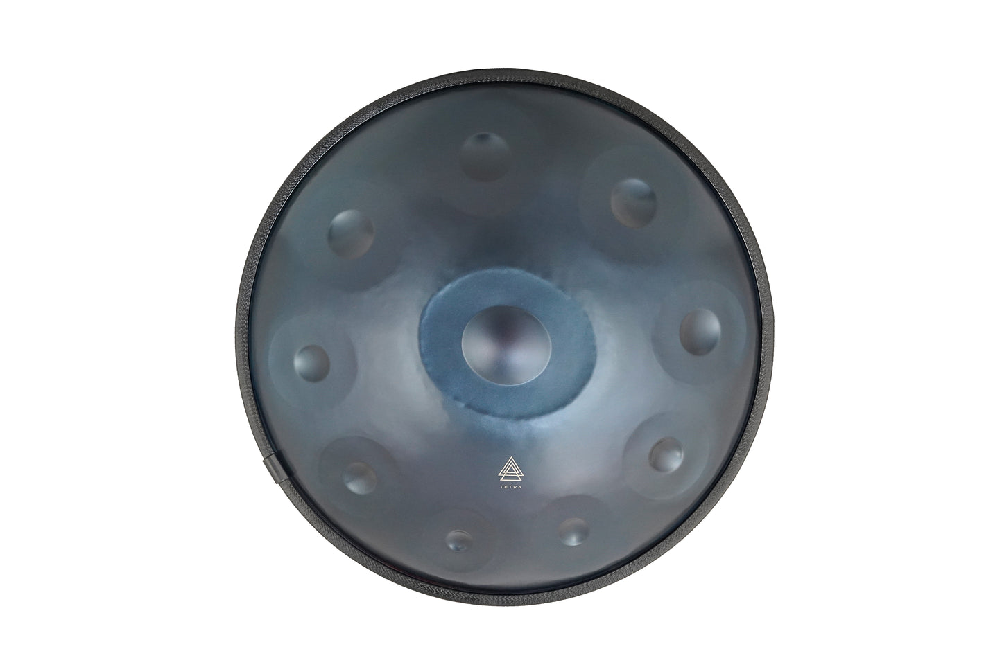 HANDPAN 10 Notes in BLACK BLUE 432hz, 22' Hand-Tuned