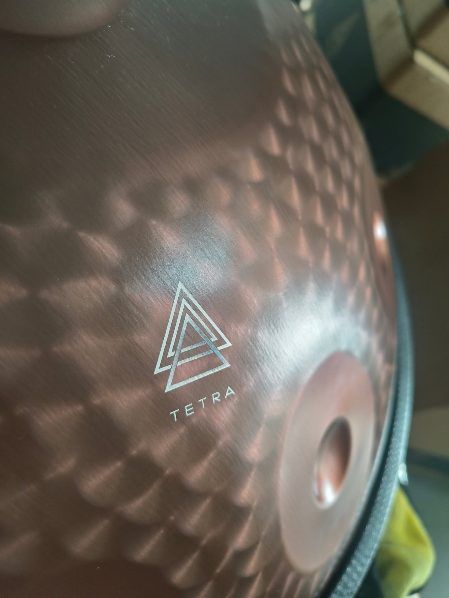 HANDPAN 10 Notes in Copper colour Limited Edition ENGRAVED 432 hz, 22' ( 55 cm) Hand-Tuned