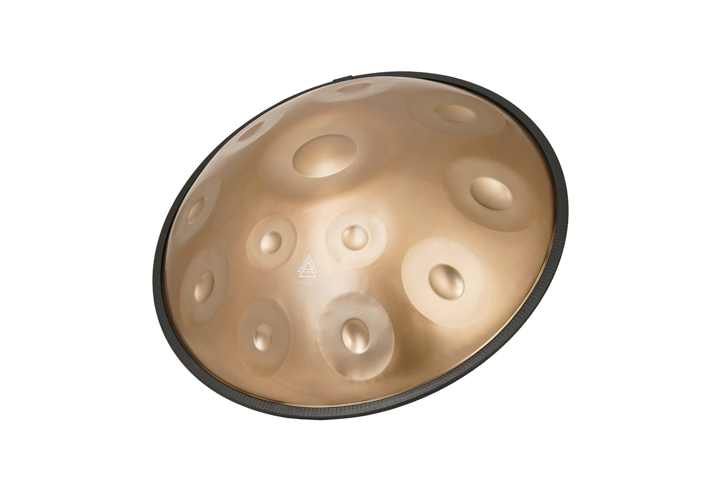 GOLD 12 notes Handpan D Kurd 432 Hz 22' Stainless Steel 1.1 thick, Hand-Tuned