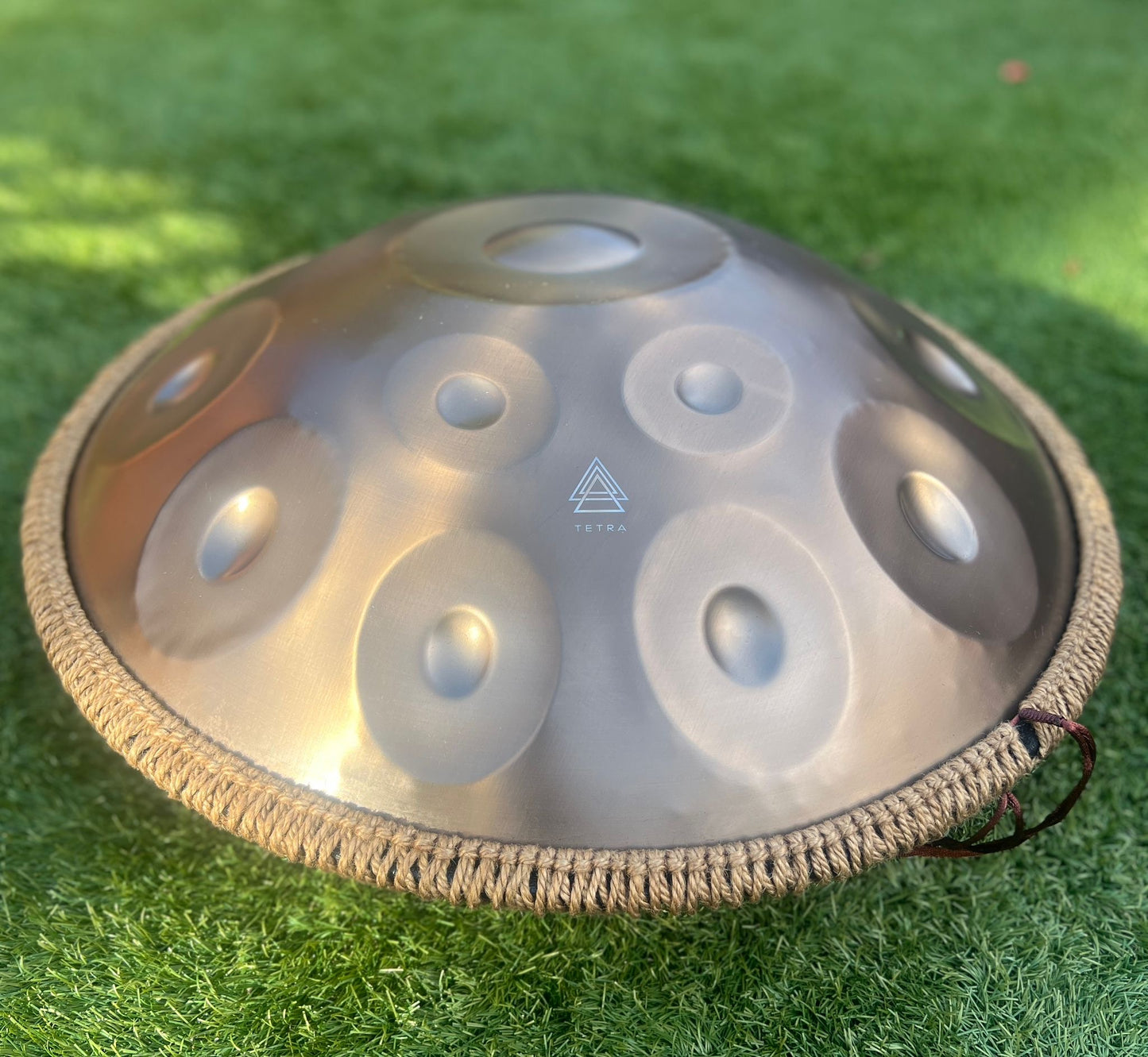 Handpan - Golden / 22 inches 12 notes / Stainless Steel / D Minor Kurd