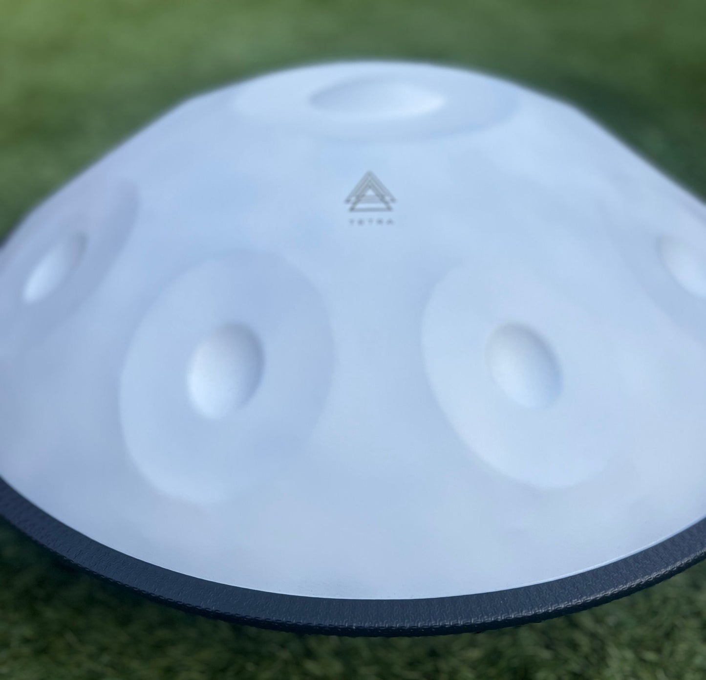 Handpan Steel Drum  WHITE 10 notes D Kurd 440 hz 22'inches Stainless Steel 1.1 thick