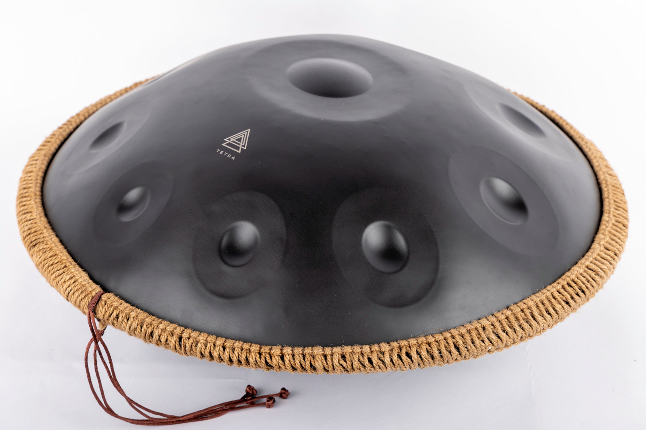Tetra Handpan | D Kurd | 10 Notes | Stainless Steel | Black | 440 Hz