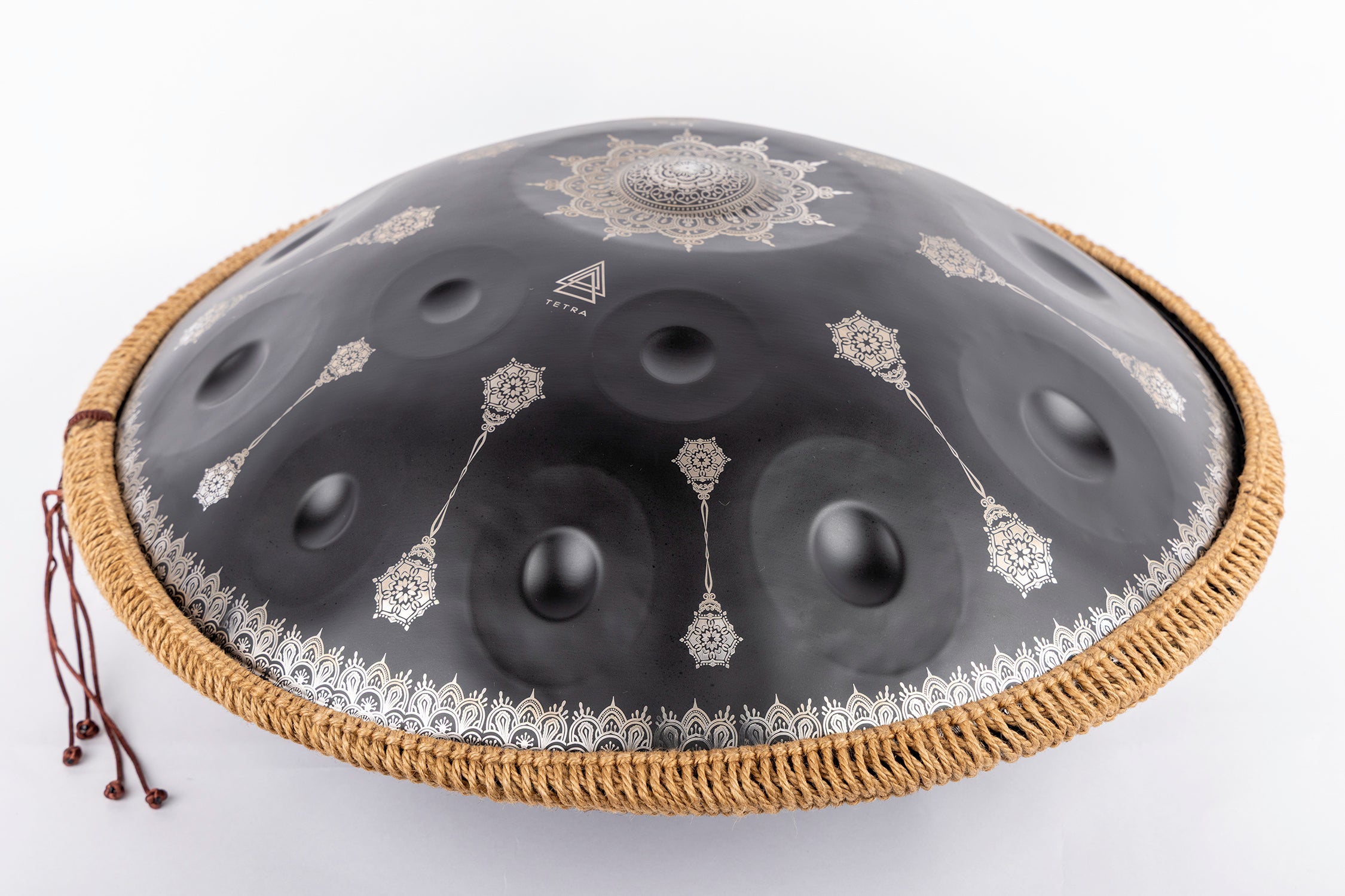 Tetra Handpan | D Kurd | 12 Notes | Black Mandala| 432 hz – Tetra