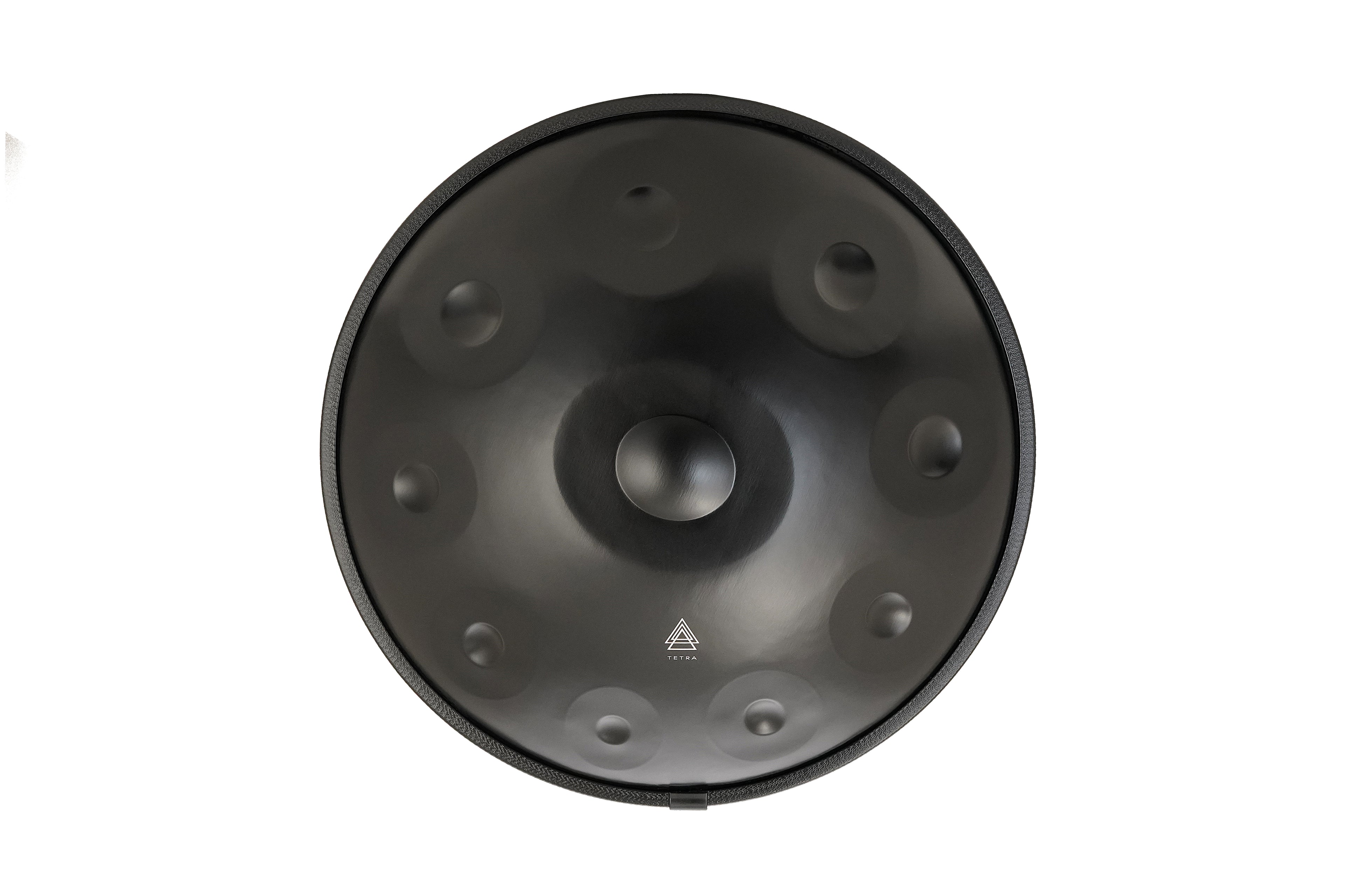 Tetra Handpan | D Kurd | 10 Notes | Stainless Steel | Black | 440 Hz