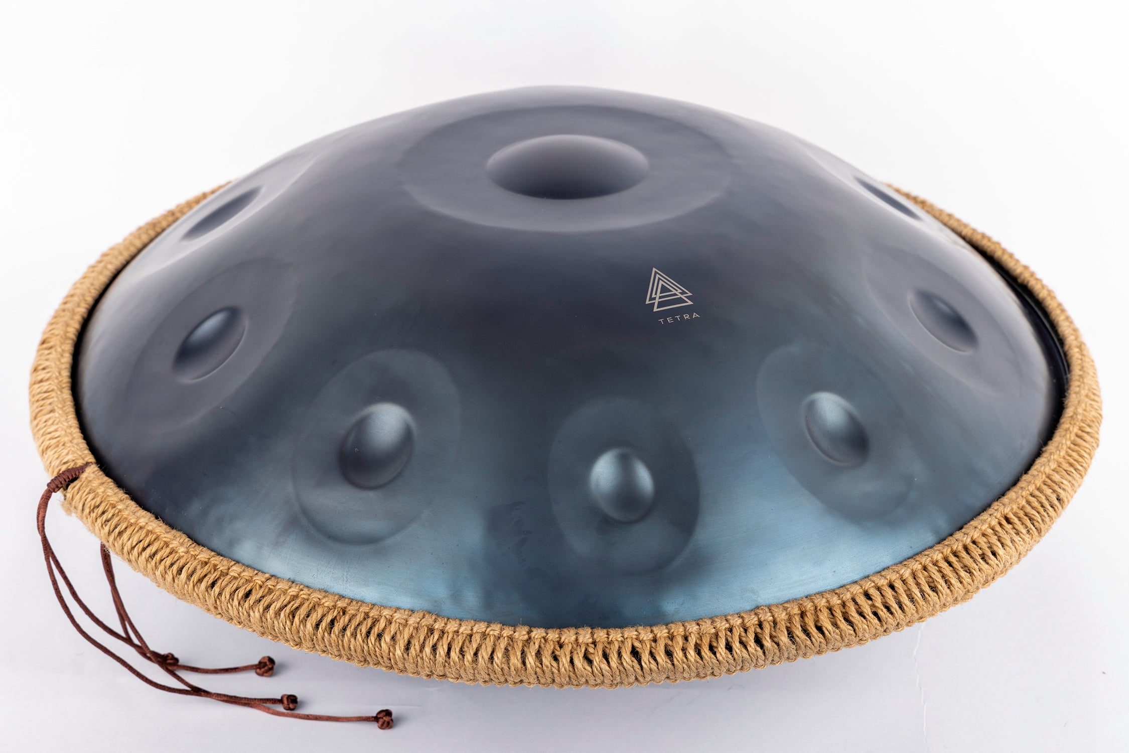 Tetra Handpan | D Kurd | 10 Notes | Stainless Steel | Space Blue | 440 Hz