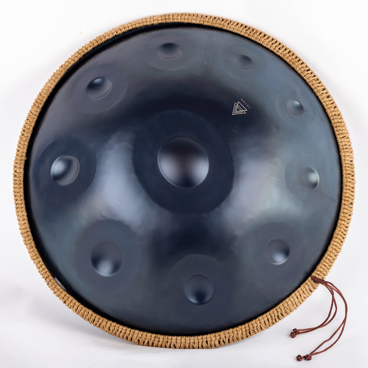 Tetra Handpan | D Kurd | 10 Notes | Stainless Steel | Space Blue | 440 Hz