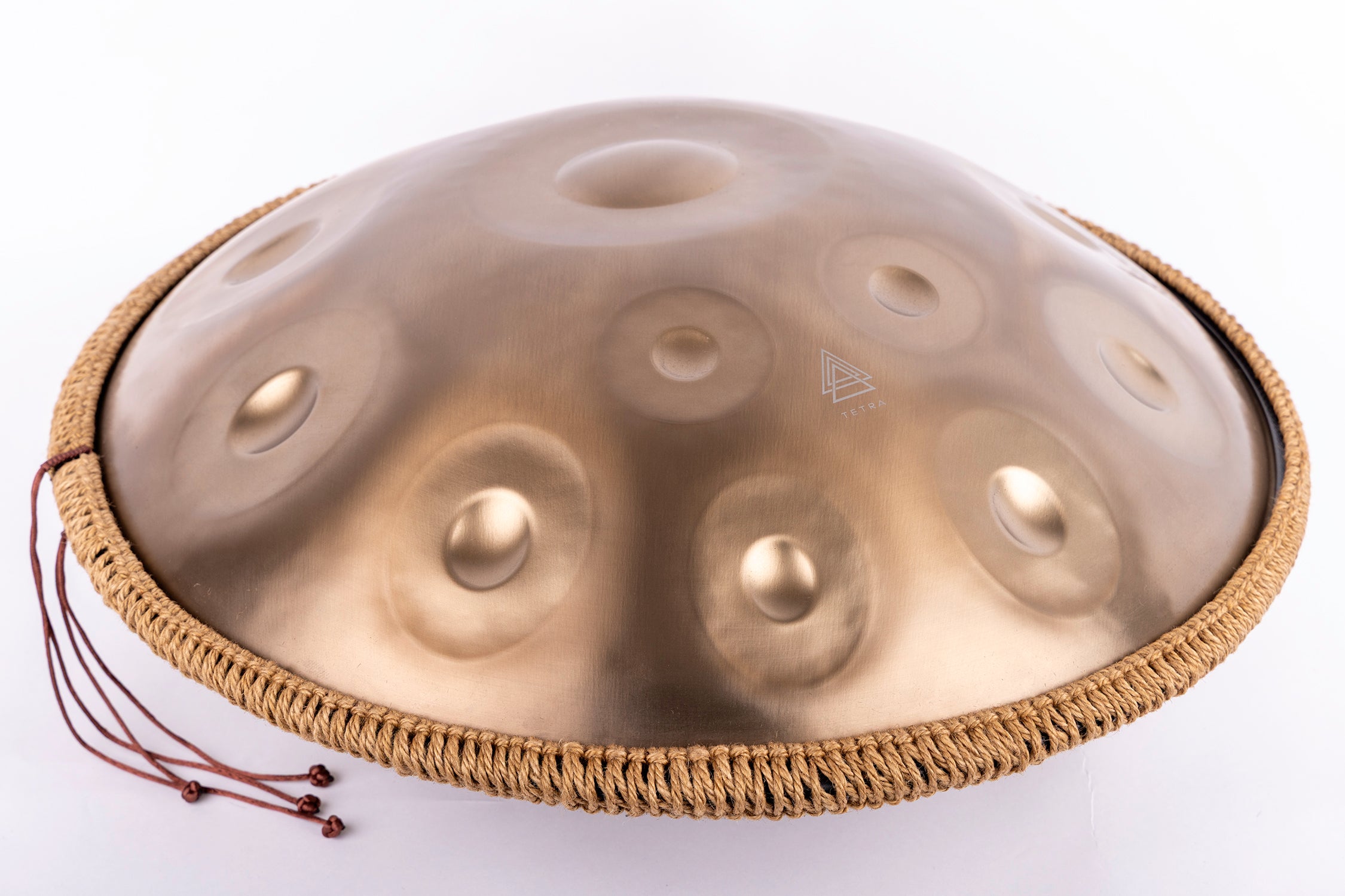 Tetra Handpan | D Kurd | 12 Notes | Gold | 440 Hz