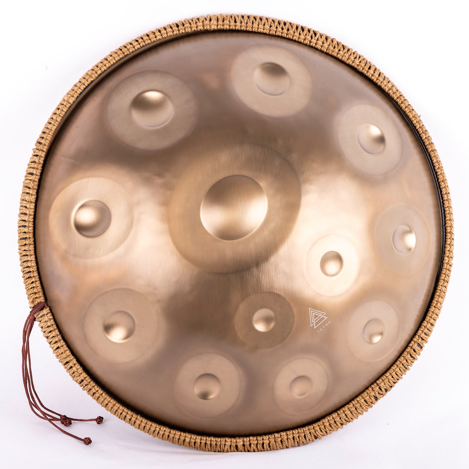 Tetra Handpan | D Kurd | 12 Notes | Gold | 440 Hz – Tetra Handpans