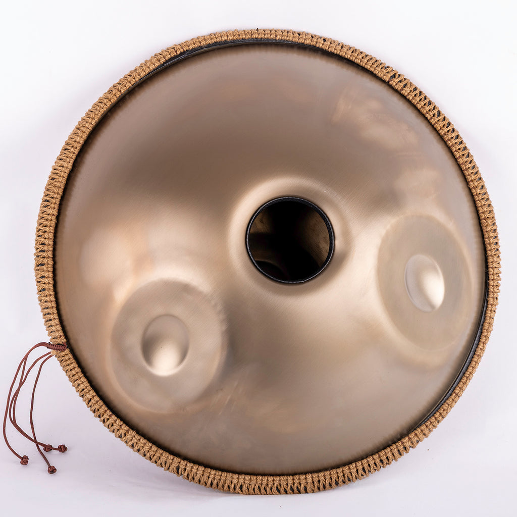 Tetra Handpan | D Kurd | 14 Notes | Gold | 440 Hz