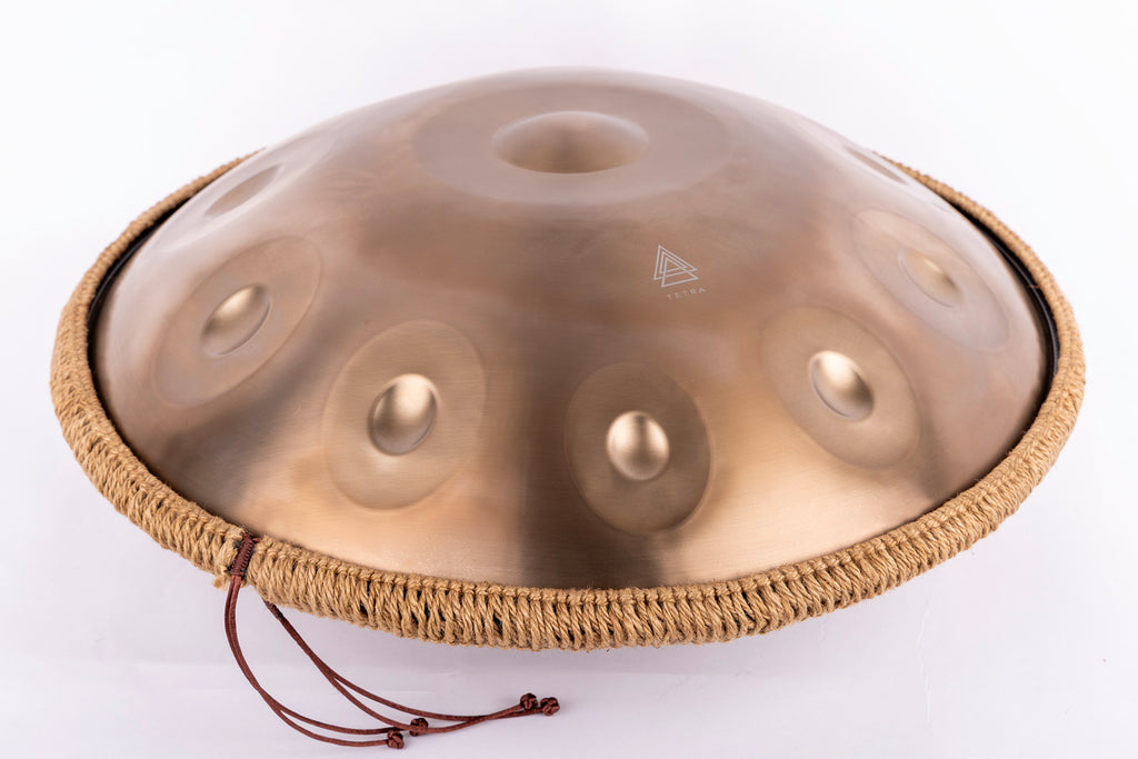 Tetra Handpan | D Kurd | 12 Notes | Gold | 432 Hz