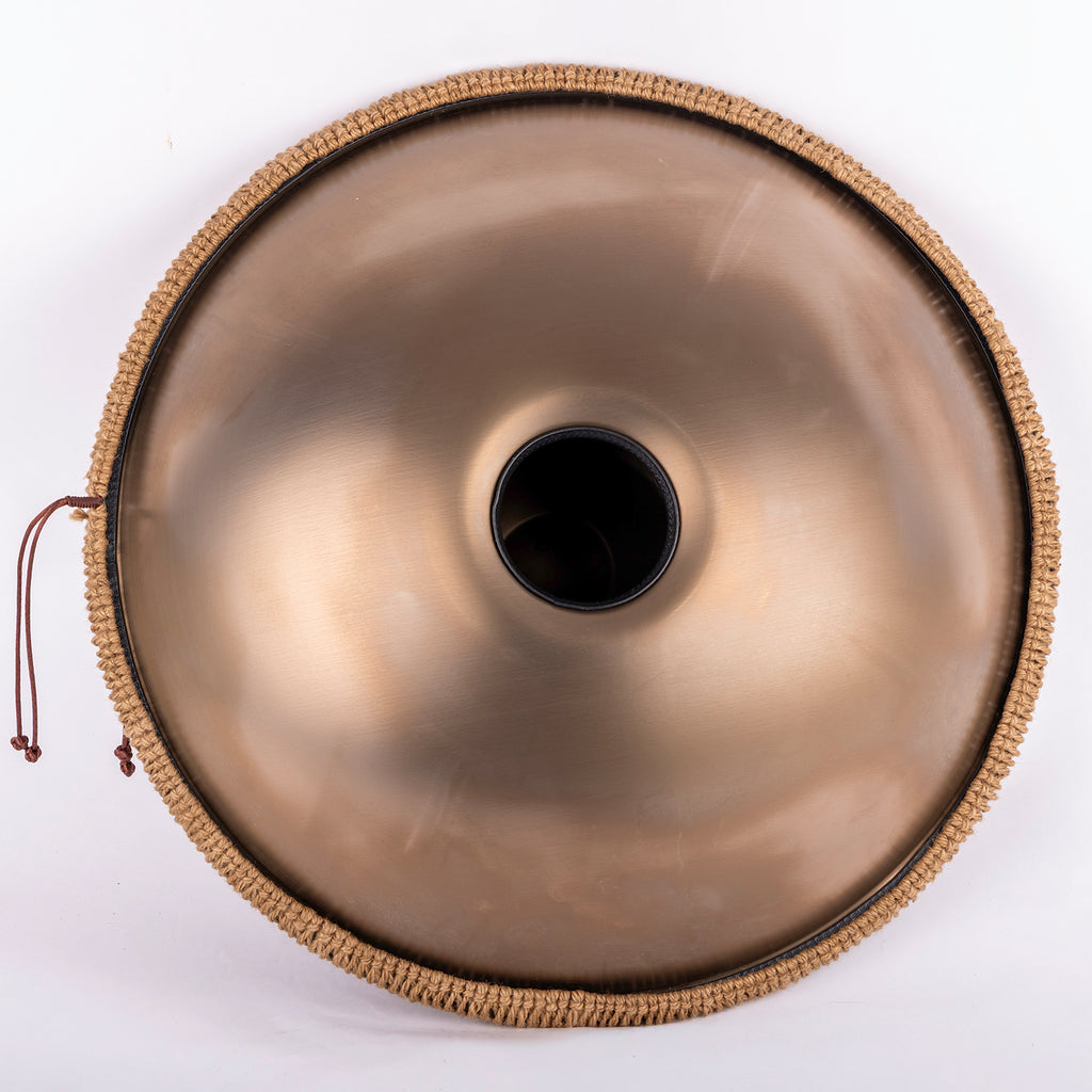 Tetra Handpan | D Kurd | 12 Notes | Gold | 432 Hz