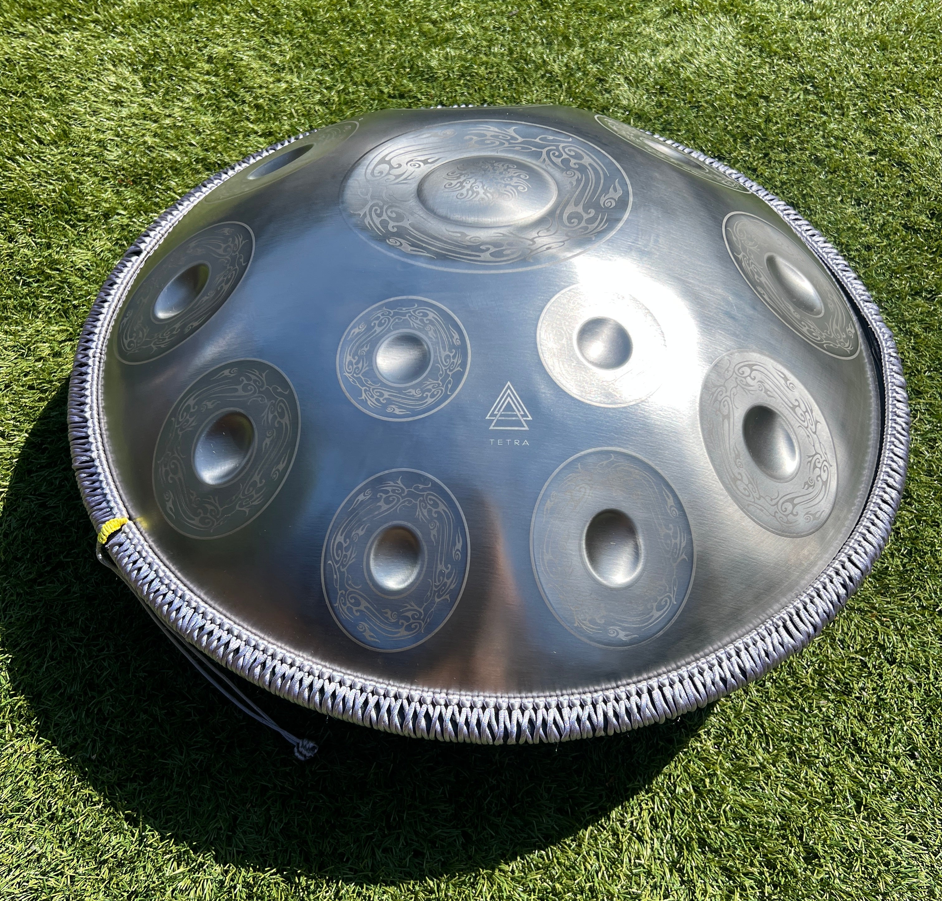 Tetra Handpan | D Kurd | 12 Notes | SILVER Sunbird| 432 Hz