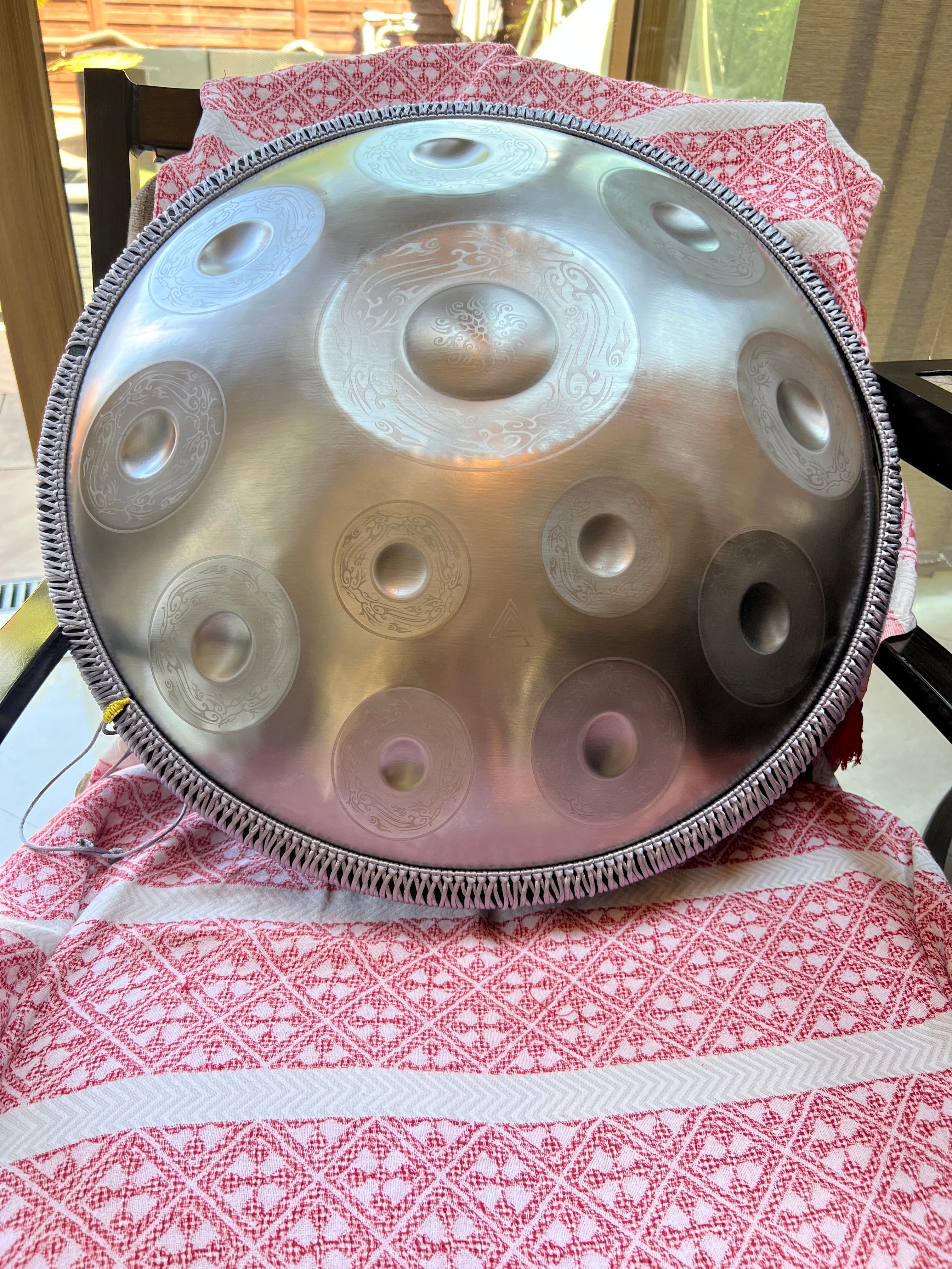 Tetra Handpan | D Kurd | 12 Notes | SILVER Sunbird| 432 Hz