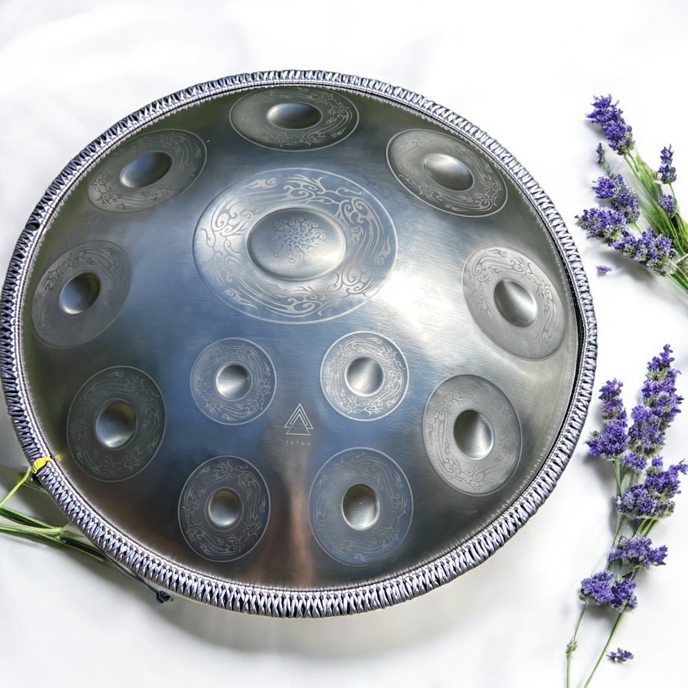 Tetra Handpan | D Kurd | 12 Notes | SILVER Sunbird| 432 Hz