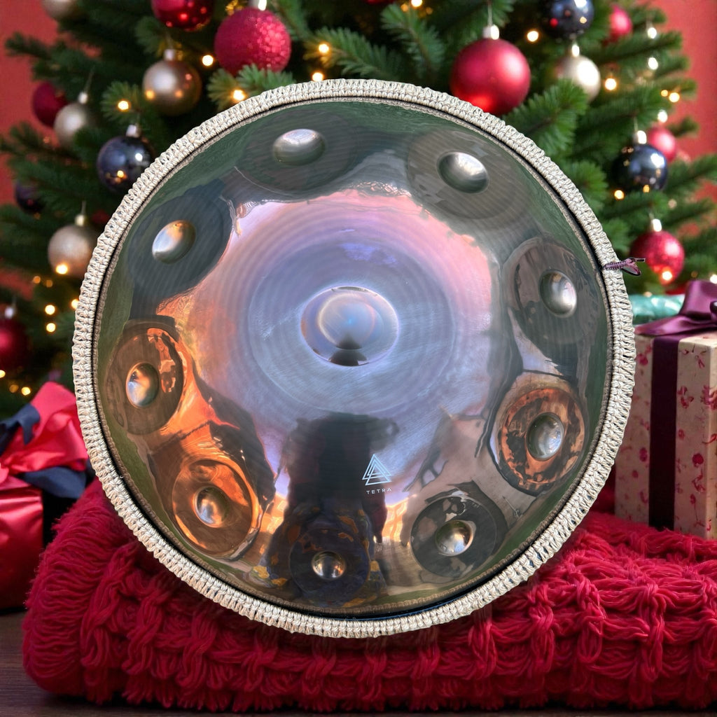 Tetra Handpan | D Kurd | 10 Notes | Bronze| 432 Hz