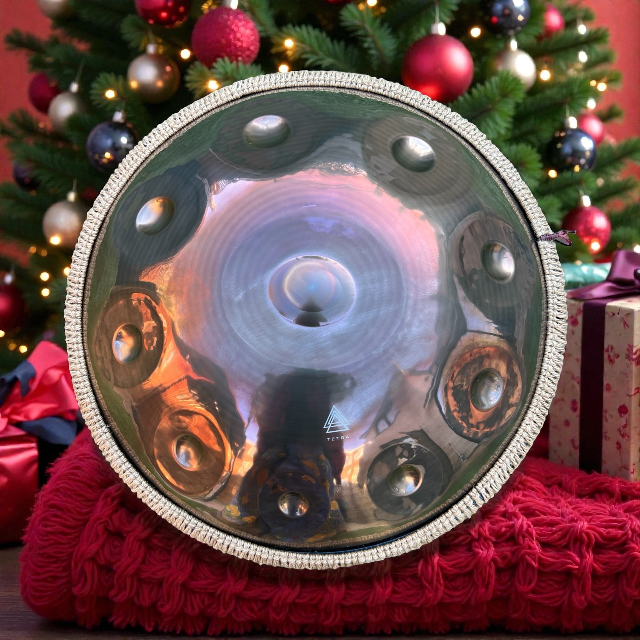 Tetra Handpan | D Kurd | 10 Notes | Bronze| 432 Hz